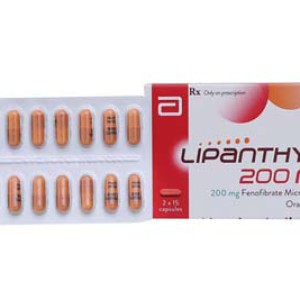 Thuốc điều trị mỡ máu Lipanthyl 200m (2 vỉ x 15 viên/hộp)