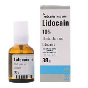 Thuốc phun gây tê tại chỗ Lidocain 10% (38g)