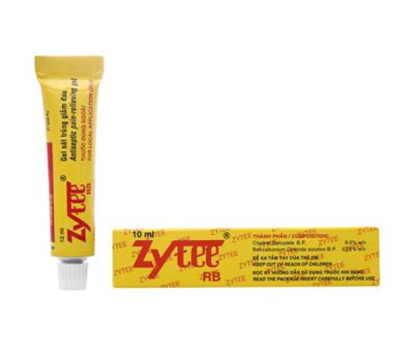 Thuốc điều trị lở miệng, đau răng, kích ứng răng giả Zytee (10ml)