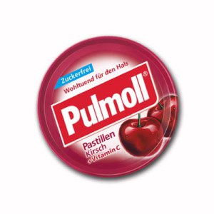 Kẹo ngậm ho Pulmoll Pastillen Kirsch + Vitamin C (50g)