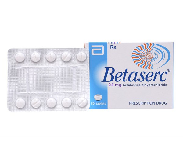 Thuốc trị rối loạn tiền đình Betaserc 24mg (5 vỉ x 10 viên/hộp)