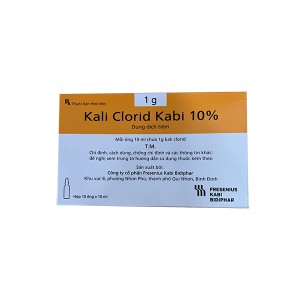 Dung dịch tiêm Kali Clorid Kabi 10% (10 ống/hộp)