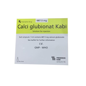 Dung dịch tiêm Calci Glubionat Kabi 5ml (10 ống/hộp)