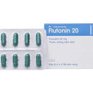 Thuốc chống trầm cảm Flutonin 20mg (5 vỉ x 10 viên/hộp)