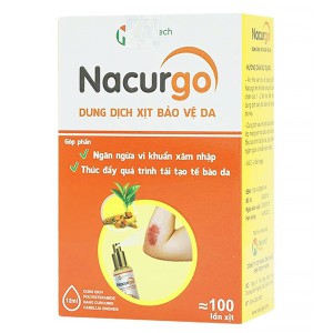 Dung dịch xịt tạo màng sinh học bảo vệ da Nacurgo (12ml)