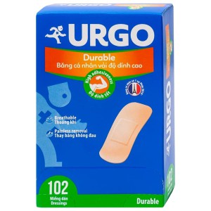 Băng cá nhân Urgo Durable (102 miếng/hộp)