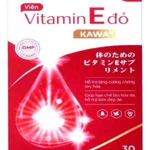 Viên uống đẹp da Vitamin E đỏ (30 viên/hộp)