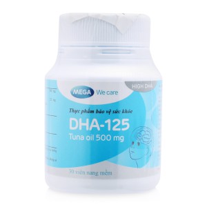 Viên uống hỗ trợ phát triển não bộ và thị giác DHA-125 (30 viên/chai)