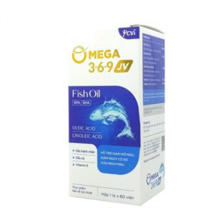 Viên dầu cá Omega 3-6-9 JV (60 viên/hộp)