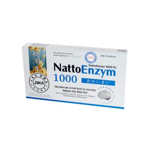 Viên uống cải thiện tình trạng thiếu máu não NattoEnzym 1000 (3 vỉ x 10 viên/hộp)