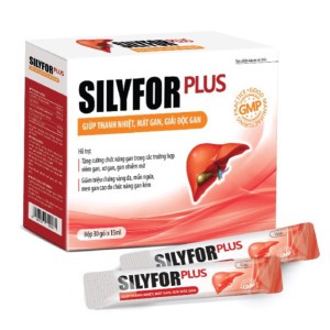 Dung dịch uống giúp thanh nhiệt, mát gan, giải độc gan Silyfor Plus (30 gói/hộp)
