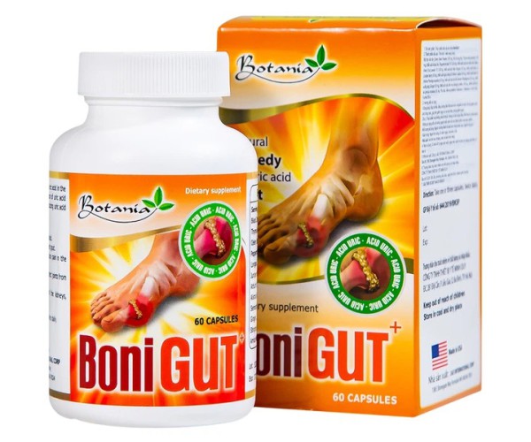 Viên uống hỗ trợ điều trị bệnh gout  BoniGut+ (60 viên/hộp)