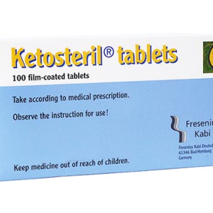 Thuốc điều trị suy thận Ketosteril 600mg (5 vỉ x 20 viên/hộp)