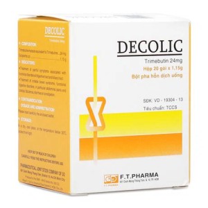 Thuốc bột giảm đau do rối loạn ống tiêu hóa Decolic (20 gói/hộp)