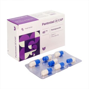 Thuốc điều trị loét dạ dày - tá tràng Pantostad CAP 40mg (4 vỉ x 7 viên/hộp)