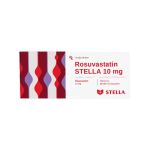 Thuốc điều trị mỡ máu Rosuvastatin Stella 10mg (3 vỉ x 10 viên/hộp)