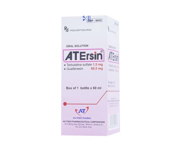 Dung dịch uống hỗ trợ điều trị hen suyễn, viêm phế quản ATErsin (60ml)