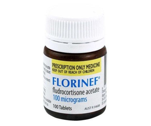 Thuốc điều trị suy vỏ thượng thận Florinef 100mcg (100 viên/hộp)