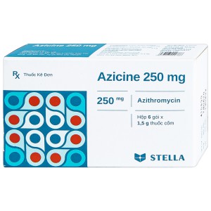 Thuốc kháng sinh Azicine 250mg (6 gói/hộp)