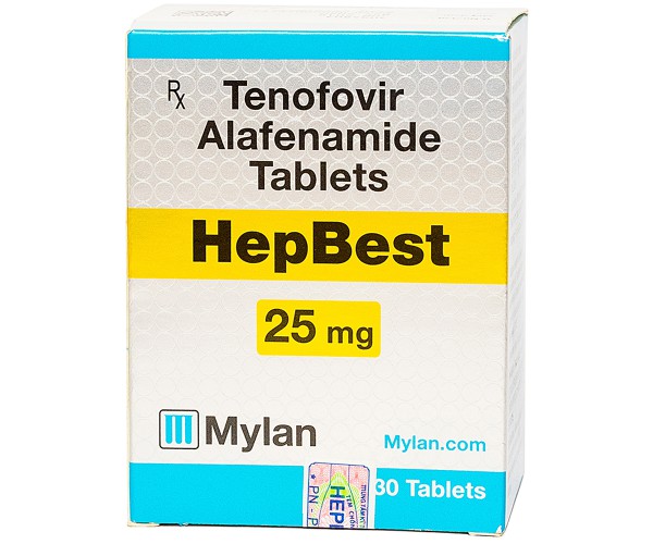 Thuốc trị nhiễm virus viêm gan B mạn tính Hepbest 25mg (30 viên/hộp)