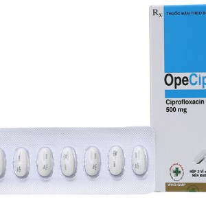 Thuốc kháng sinh OpeCipro 500mg (2 vỉ x 7 viên/hộp)