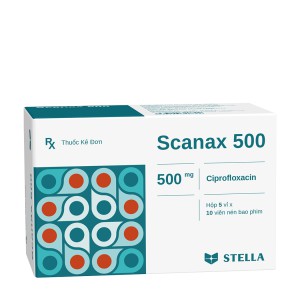 Thuốc kháng sinh Scanax 500mg (5 vỉ x 10 viên/hộp)