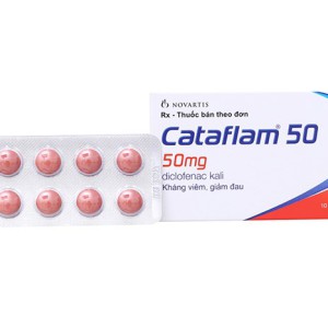 Thuốc giảm đau, kháng viêm Cataflam 50mg (10 viên/hộp)