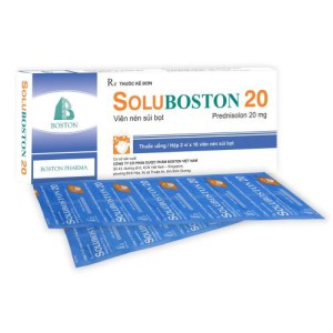 Thuốc kháng viêm Soluboston 20mg (2 vỉ x 10 viên/hộp)
