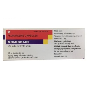 Thuốc điều trị đau nửa đầu Nomigrain 5mg (5 vỉ x 20 viên/hộp)