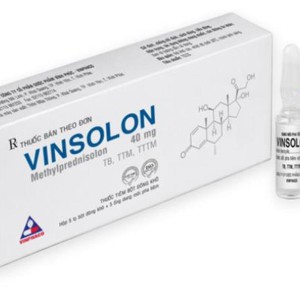 Thuốc tiêm Vinsolon 40mg (10 ống/hộp)