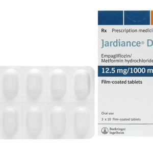 Thuốc trị bệnh đái tháo đường Jardiance Duo 12.5/1000 (3 vỉ x 10 viên/hộp)