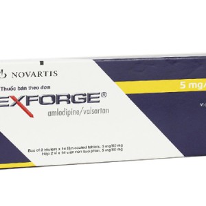 Thuốc điều trị tăng huyết áp Exforge 5mg/80mg (2 vỉ x 14 viên/hộp)