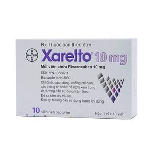 Thuốc chống đông Xarelto 10 mg (10 viên/hộp)