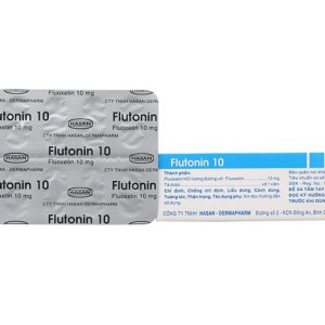 Thuốc chống trầm cảm Flutonin 10mg (5 vỉ x 10 viên/hộp)