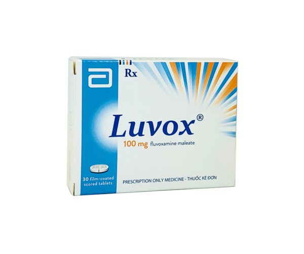 Thuốc điều trị trầm cảm, rối loạn trầm cảm Luvox 100mg (2 vỉ x 15 viên/hộp)