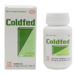 Thuốc trị cảm cúm Coldfed (80 viên/chai)