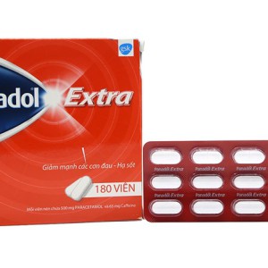 Thuốc điều trị giảm các cơn đau - hạ sốt Panadol Extra (15 vỉ x 12 viên/hộp)