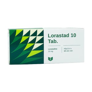 Thuốc chống dị ứng Lorastad 10mg (10 vỉ x 10 viên/hộp)