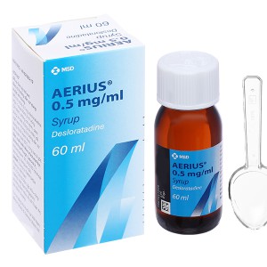 Siro trị viêm mũi dị ứng, mày đay Aerius (60ml)