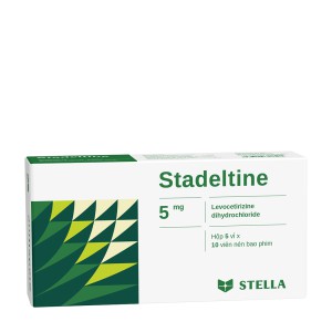 Thuốc điều trị các triệu chứng do viêm mũi dị ứng Stadeltine 5mg (5 vỉ x 10 viên/hộp)
