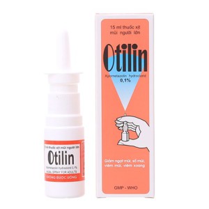 Thuốc xịt mũi trị viêm mũi, viêm xoang Otilin 0.1% (15ml)