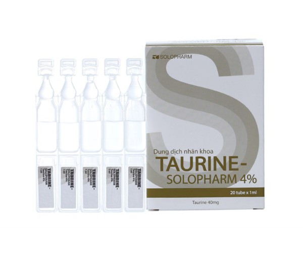 Thuốc nhỏ mắt Taurine Solopharm 4% (20 ống/hộp)