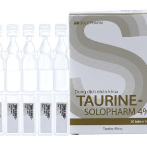 Thuốc nhỏ mắt Taurine Solopharm 4% (20 ống/hộp)