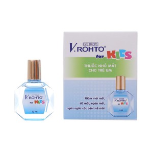 Thuốc nhỏ mắt giảm đỏ, ngứa & ngăn ngừa các bệnh về mắt cho trẻ em V.Rohto for Kids (13ml)