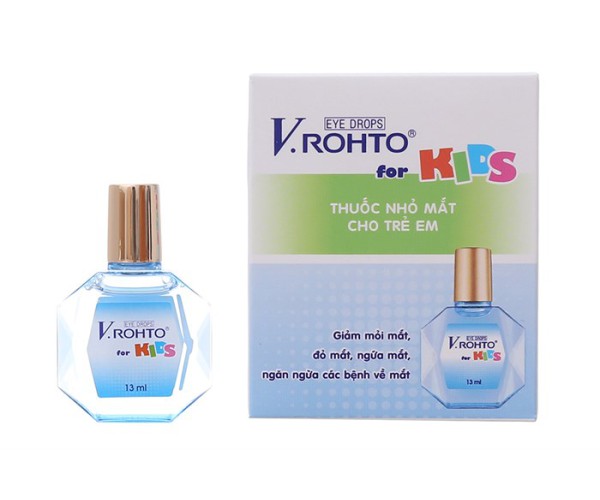 Thuốc nhỏ mắt giảm đỏ, ngứa & ngăn ngừa các bệnh về mắt cho trẻ em V.Rohto for Kids (13ml)