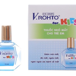 Thuốc nhỏ mắt giảm đỏ, ngứa & ngăn ngừa các bệnh về mắt cho trẻ em V.Rohto for Kids (13ml)