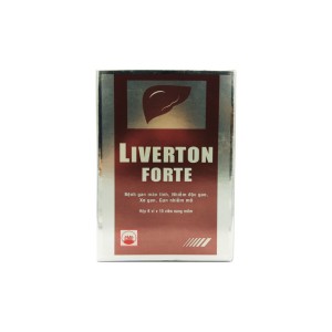 Thuốc hỗ trợ điều trị viêm gan, suy gan Liverton Forte (6 vỉ x 10 viên/hộp)