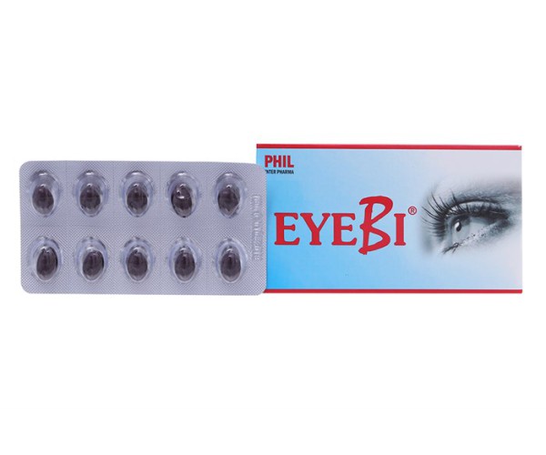 Thuốc hỗ trợ điều trị, cải thiện thị lực Eyebi (3 vỉ x 10 viên/hộp)