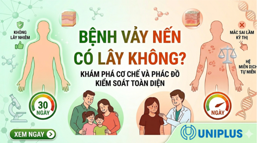 BỆNH VẢY NẾN CÓ LÂY KHÔNG? NGUYÊN NHÂN, DẤU HIỆU VÀ CÁCH KIỂM SOÁT TẠI NHÀ