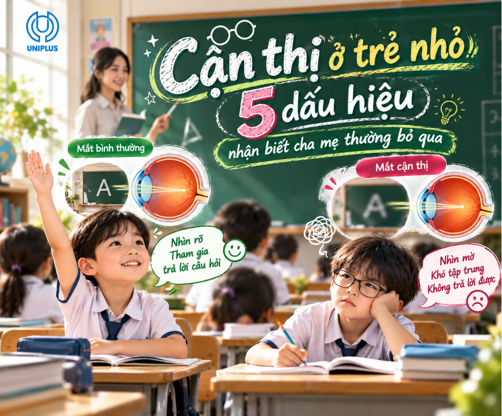 Cận thị ở trẻ nhỏ: 5 dấu hiệu cha mẹ thường bỏ qua